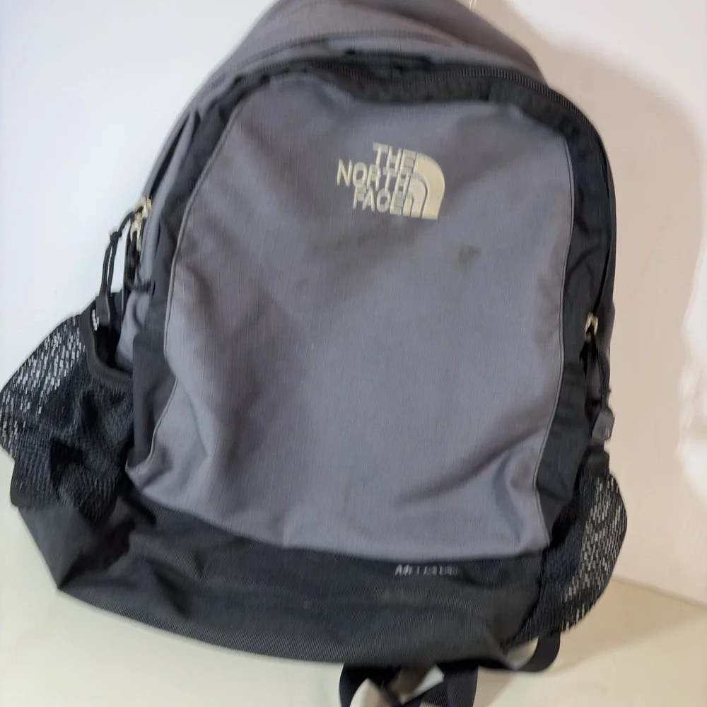 The North Face Mojave Backpack Gray Black Laptop Outdoor Hiking School Bag